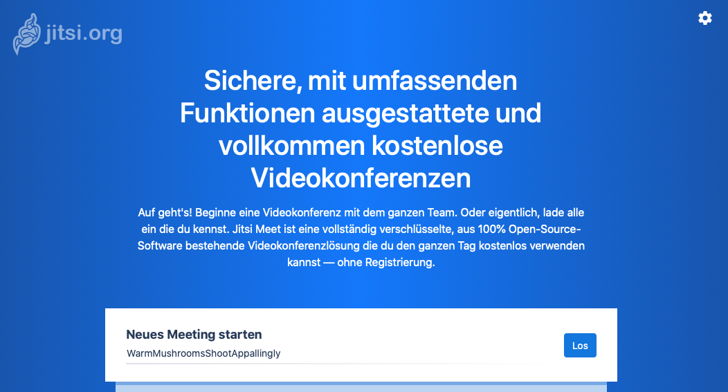 Jitsi meet server opensource video conferencing BoscoLab